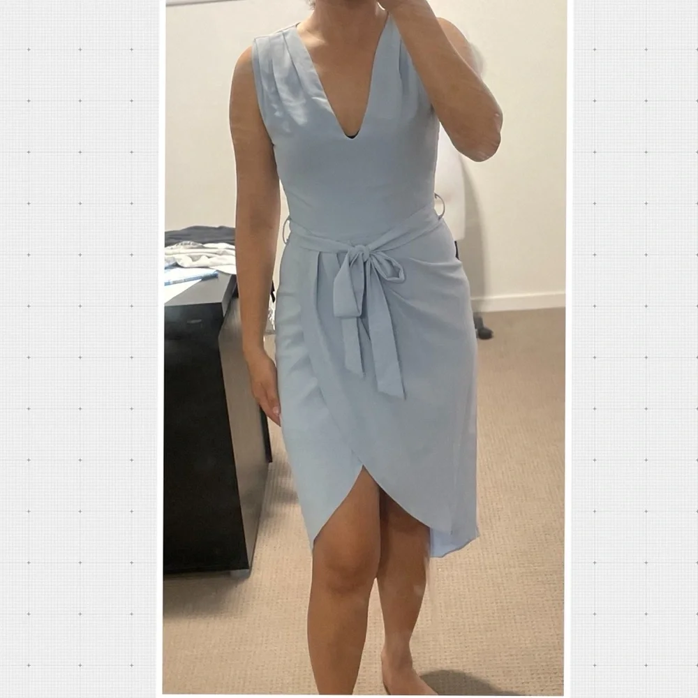 Divine Avenue Asymmetrical Cocktail Dress - Picture 3 of 7